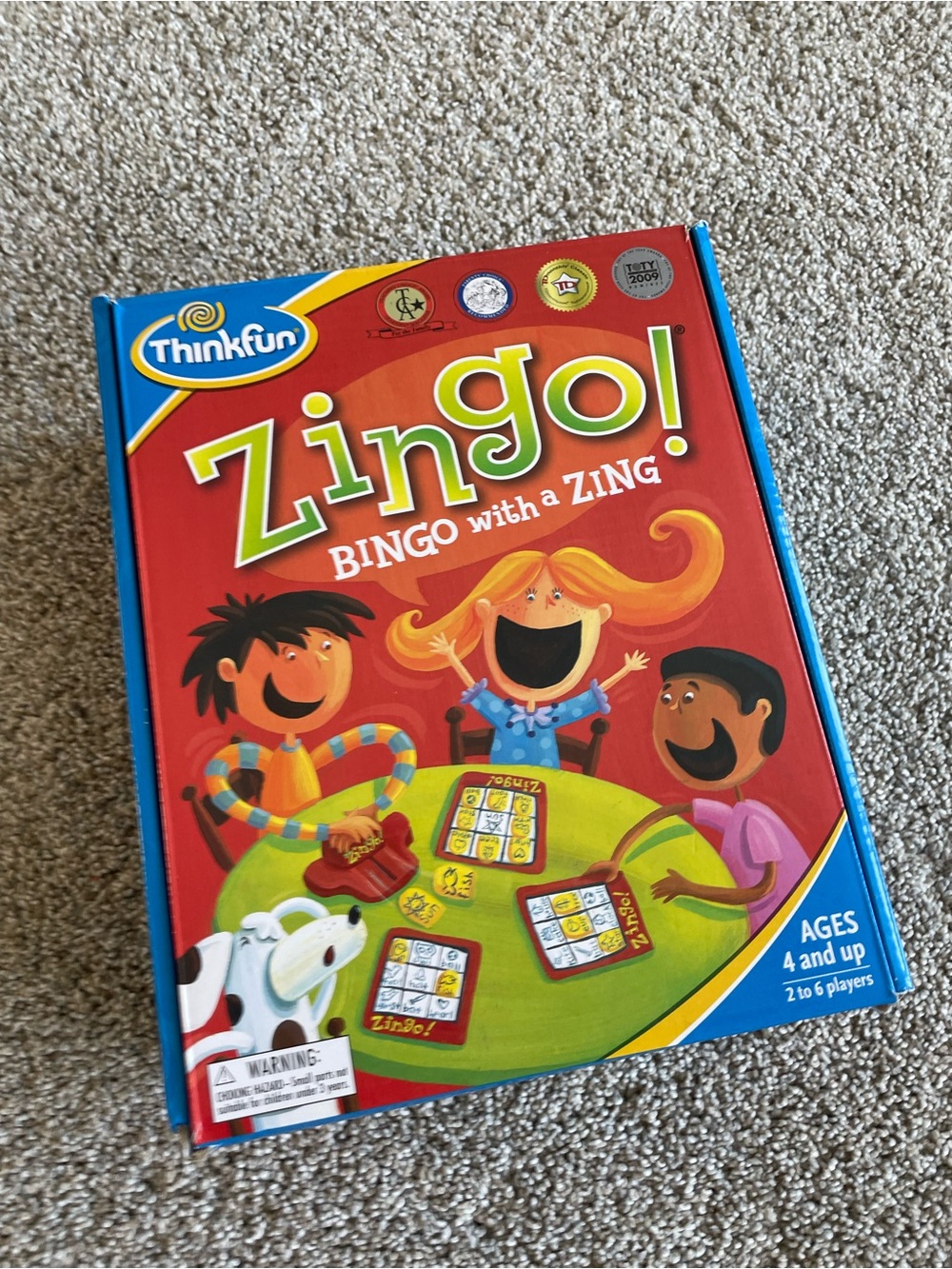 ThinkFun Zingo Bingo Preschool Game for Pre-Readers and Early Readers